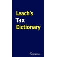 thumbnail image 1 of Leach's Tax Dictionary, (Paperback), 1 of 1