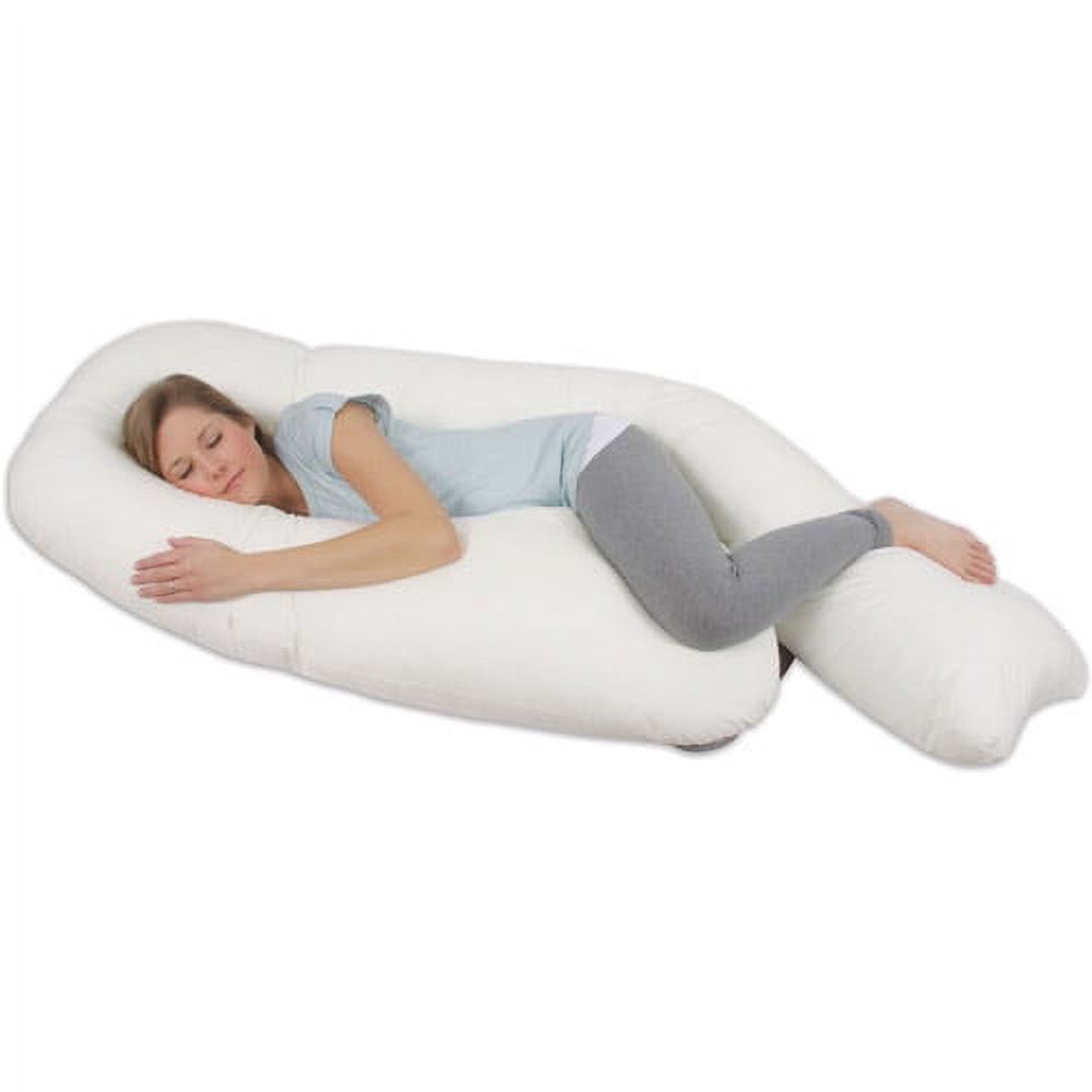 Leachco All Nighter Total Body Pregnancy Pillow, Ivory - image 1 of 5