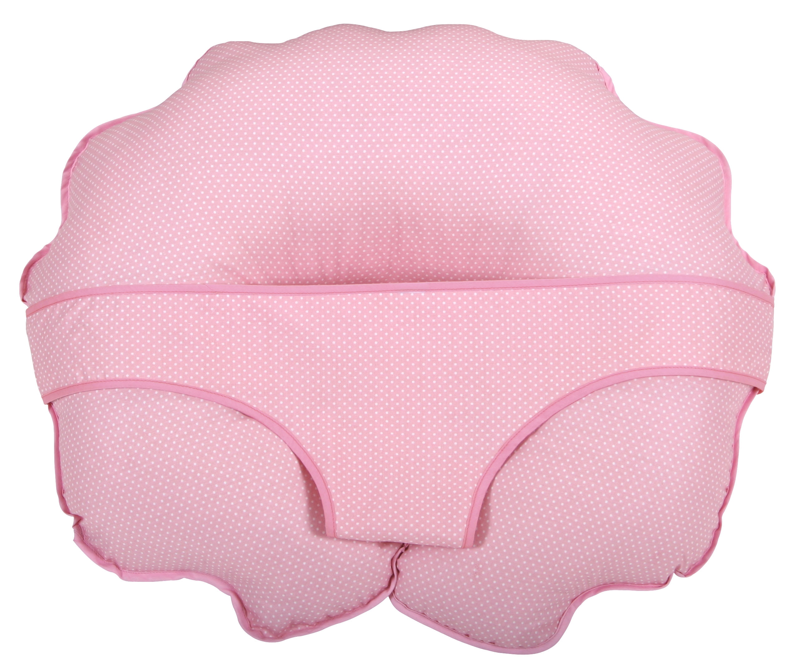  Leachco Cuddle-U Basic Pillow &amp; More Pink Pin Dot