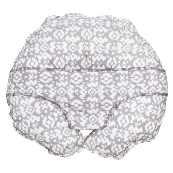 Leachco Cuddle-U Original Cozy Gray│ Nursing Pillow & More │ Sham-Style, Removable Cover