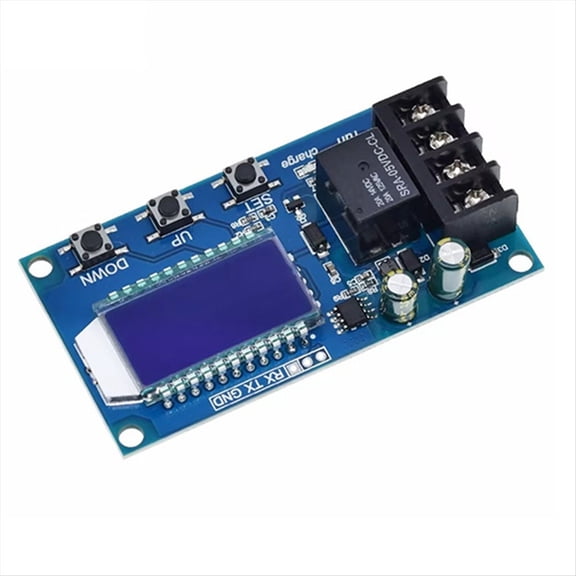 Lead-Acid Lithium Battery Charger Module 6-60V 10A LCD Display Control Overcharge Protection Board Automatic Charging