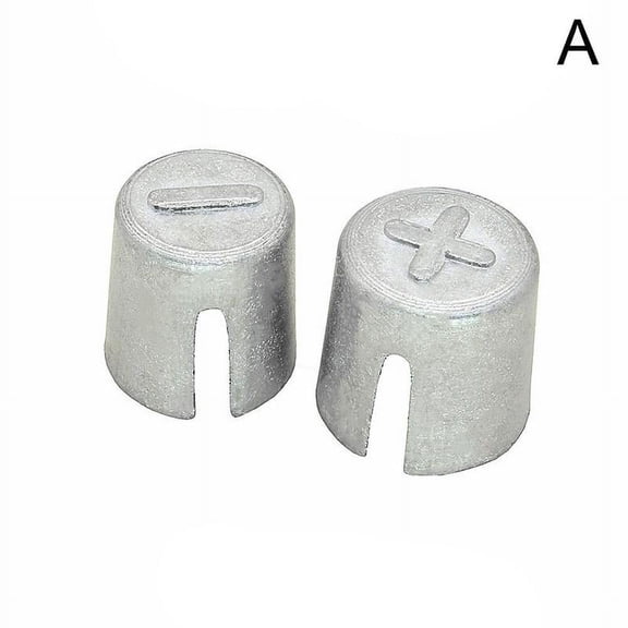 Lead Alloy Small to Large Car Battery Terminal Adapter Positive Negative Connector Modification Kit for RV Truck Yacht