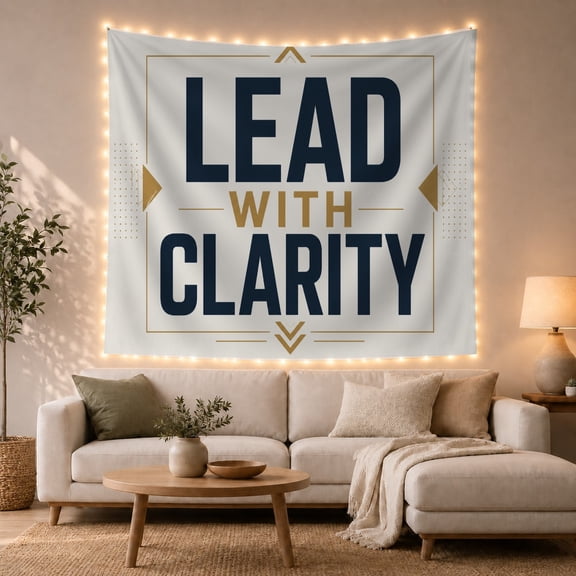 Lead Arrangement Consists with Words Clarity Sans Serif, Mystical Fantasy for Space Lovers, Galaxy Room Decor, Housewarming Gift, Tapestry Wall Hanging for Bedroom and Dorm