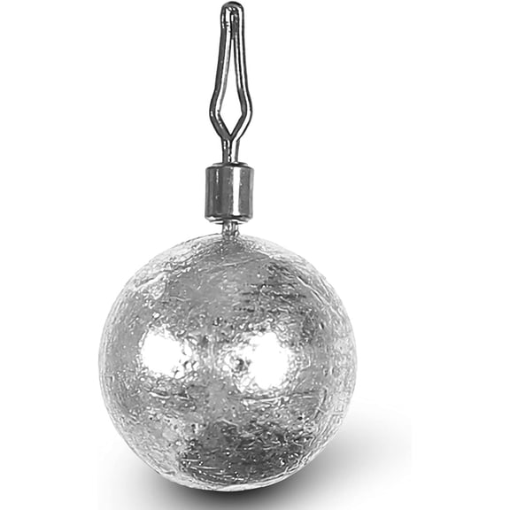 Lead Drop Weights Sinkers Kit Casting Removable Fishing Saltwater Bass Round Swivel Shaped Cannonball Freshwater Size6 (3/4oz.) 25 pcs