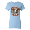 thumbnail image 1 of Lead Follow or Get The Hell Out Of The Way MC 1969 Motorcycle Pop Culture Womens Graphic T-Shirt, Light Blue, Large, 1 of 3