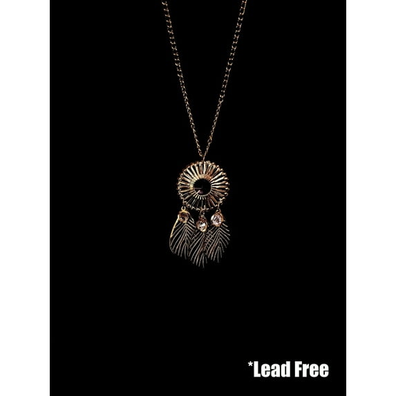 Lead Free Long Gold-colored Necklaces FREE SHIPPING