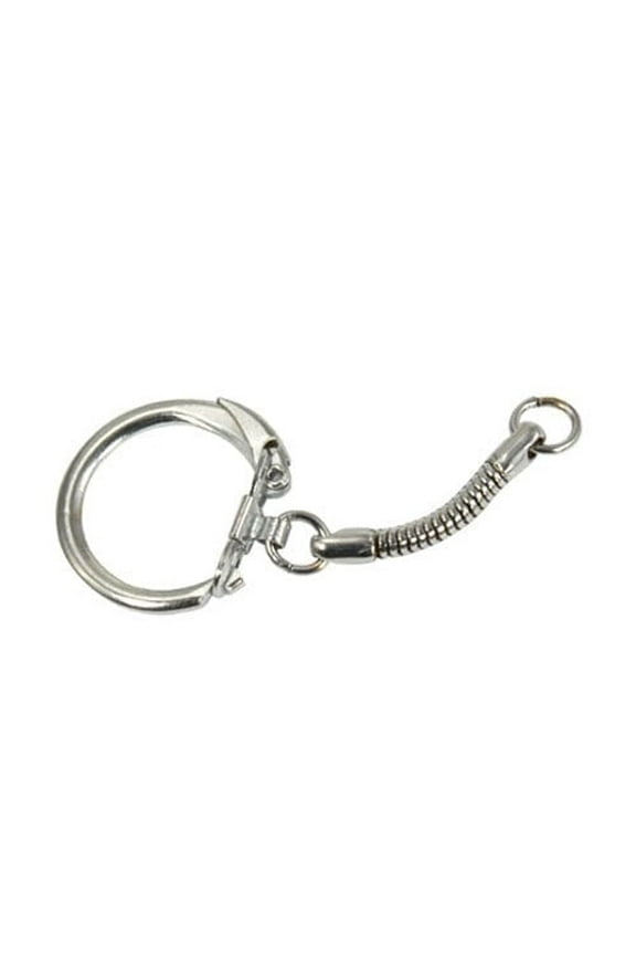 Lead Free Silver Snake Keychain for Jewelry Fit or Key Chain DIY