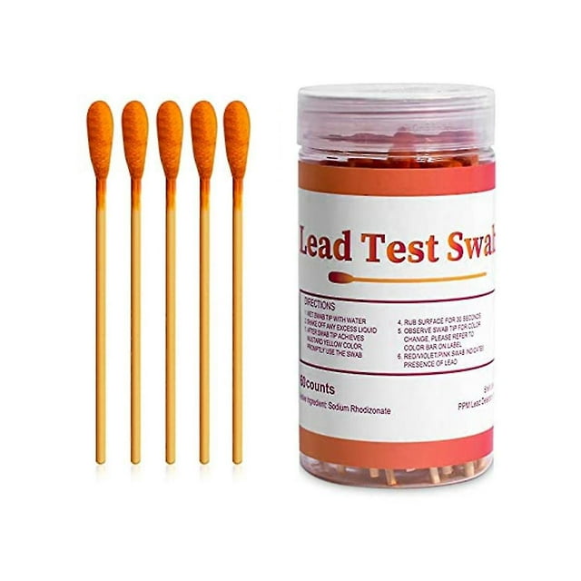 Lead Paint Test Swabs Kit 60 Pcs Lead Test Kit Swabs, Home Lead Test Kit, Lead Check Swabs