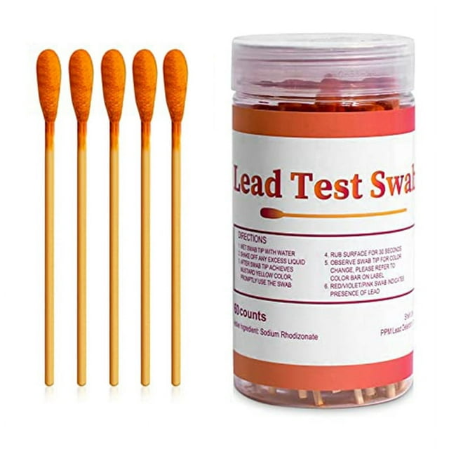 Lead Paint Test Swabs Kit 60 Pcs Lead Test Kit Swabs, Home Lead Test