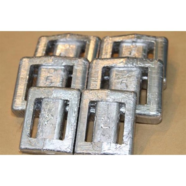 Uncoated Scuba Divers Lead Weight Packages 24lbs (4x5lbs, 2x2lbs