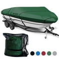 thumbnail image 1 of Leader Accessories 600D Polyester Waterproof Trailerable V-hull Tri-hull Boat Cover, 1 of 7