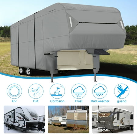 Leader Accessories 90103007 Easy Setup RV Trailer Cover Fits 37-41', Grey