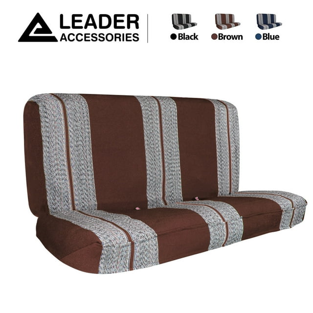 Leader Accessories Saddle Blanket Brown Full Size Pickup Trucks Bench