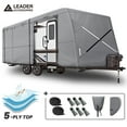 thumbnail image 1 of Leader Accessories XtraBrella Travel Trailer RV Cover Windproof Extra Thick Upgraded 5 Layers Camper Cover with Adhesive Repair Patches, 16'-18', 1 of 7