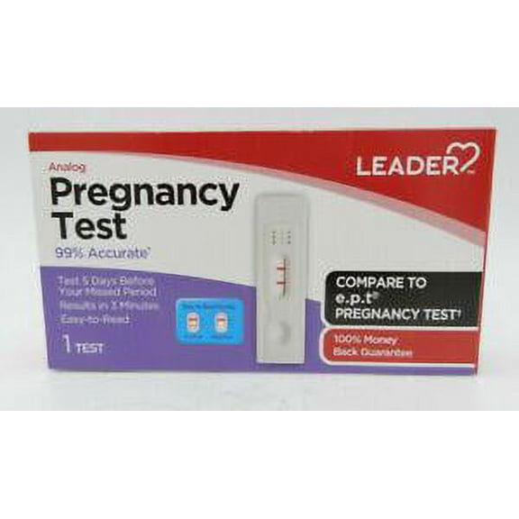 Leader Analog Pregnancy Test, 1 Count