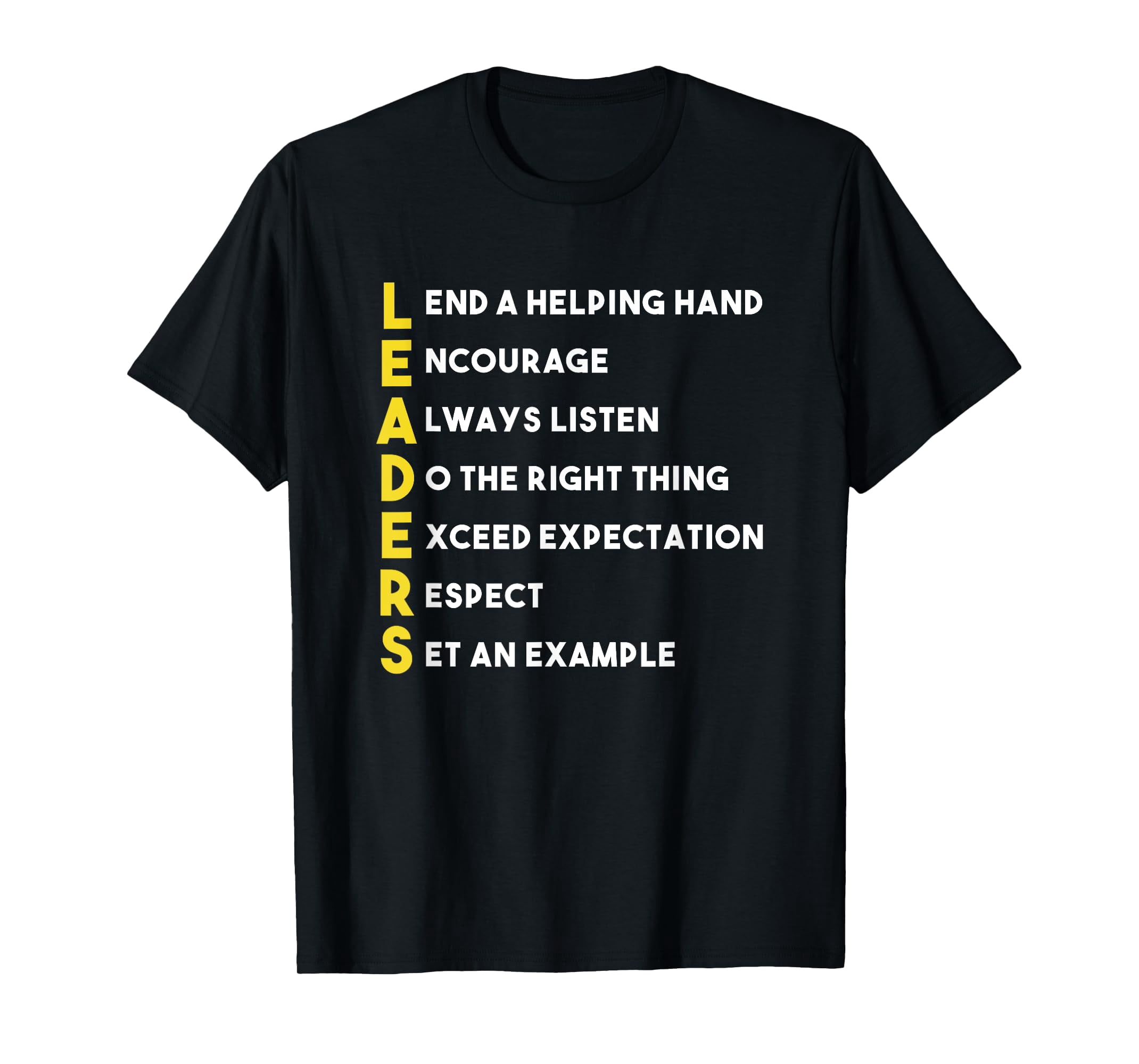 Leader Definition Leadership Office Teamwork Influencer Boss T-Shirt ...