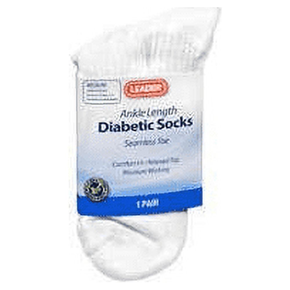 MediPeds Diabetic Supportive Compression Socks, XLarge, 2 Pack