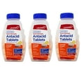thumbnail image 1 of Leader Extra Strength Antacid 750 mg Chewable Tablets Orange Cream Sugar Free 90 Count - 3 Pack, 1 of 3