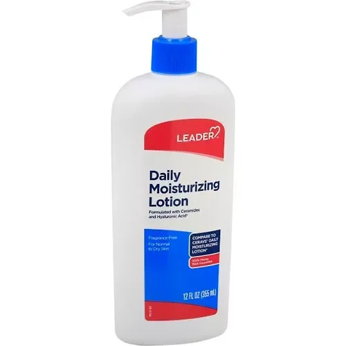Leader Daily Moisturizing Lotion, Fragrance Free, 12 Oz - Walmart.com