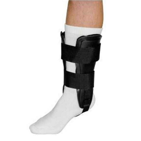 Leader Gel Ankle Brace, Black, Universal Fit, 1ct