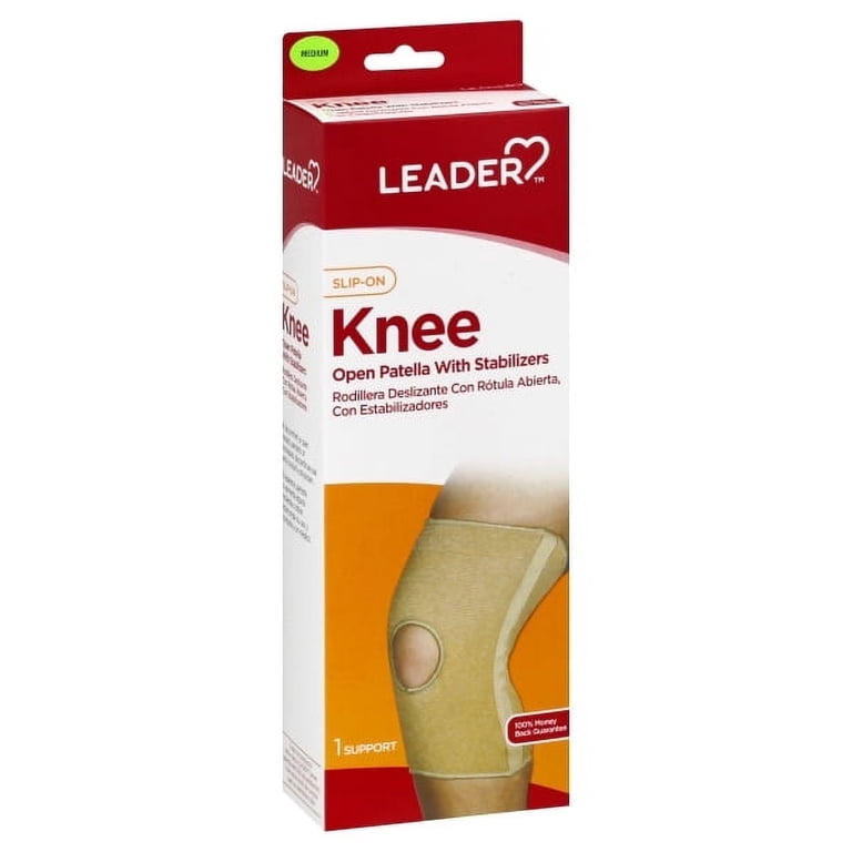 Thermoskin Elastic Knee Support — Beige, Medium, Anatomic Fit, Seamless, Compression For Weak/Injured Knees