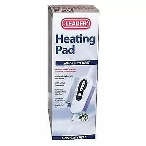 Leader LCD Select Heat Moist/Dry Heating Pad ''1 Count, 12 x 14 ''