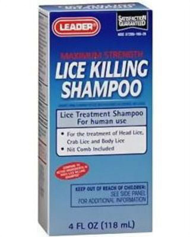 Leader Lice Killing Shampoo 4 oz, EA/1