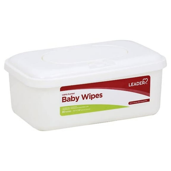 Leader Lightly Scented Baby Wipes 80ct
