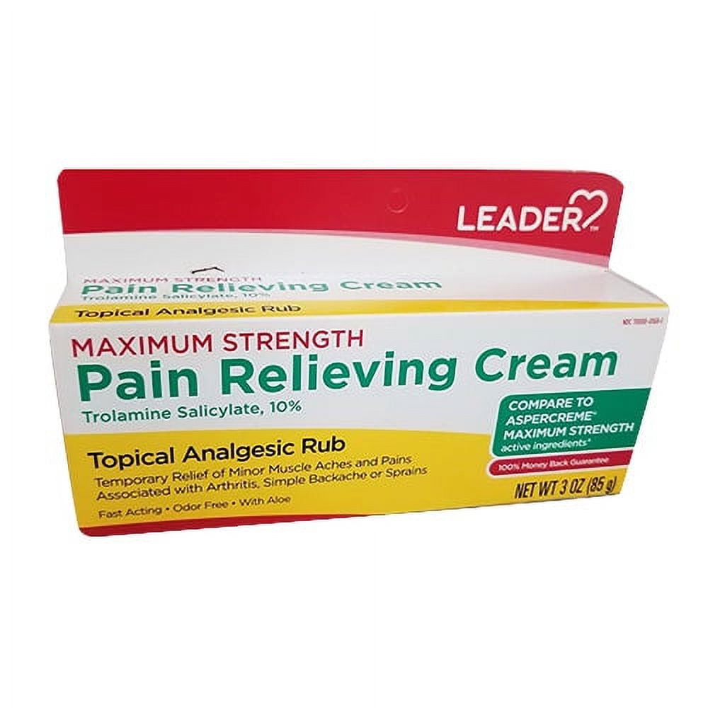 Leader Maximum Strength Arthritis Pain Relieving Cream, 3 oz