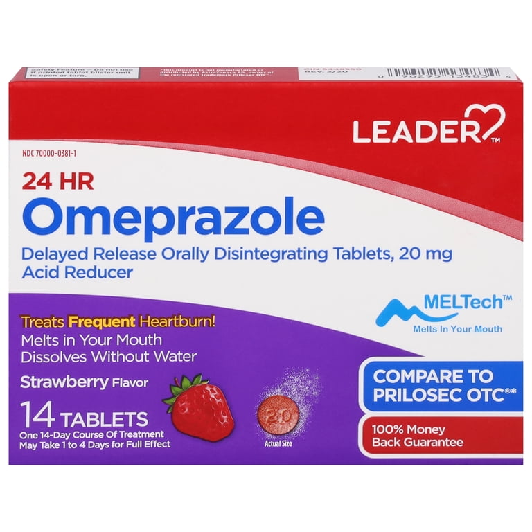 Leader Omeprazole Delayed Release Orally Disintegrating Tablets