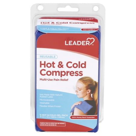 Leader Reusable Hot and Cold Compress, Multi Use Pain Relief, 5 X 10 Inches, 1 Ea