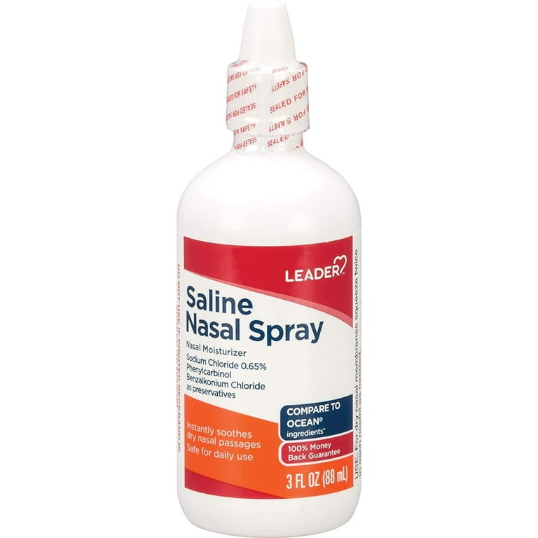Saline solution nasal spray sale