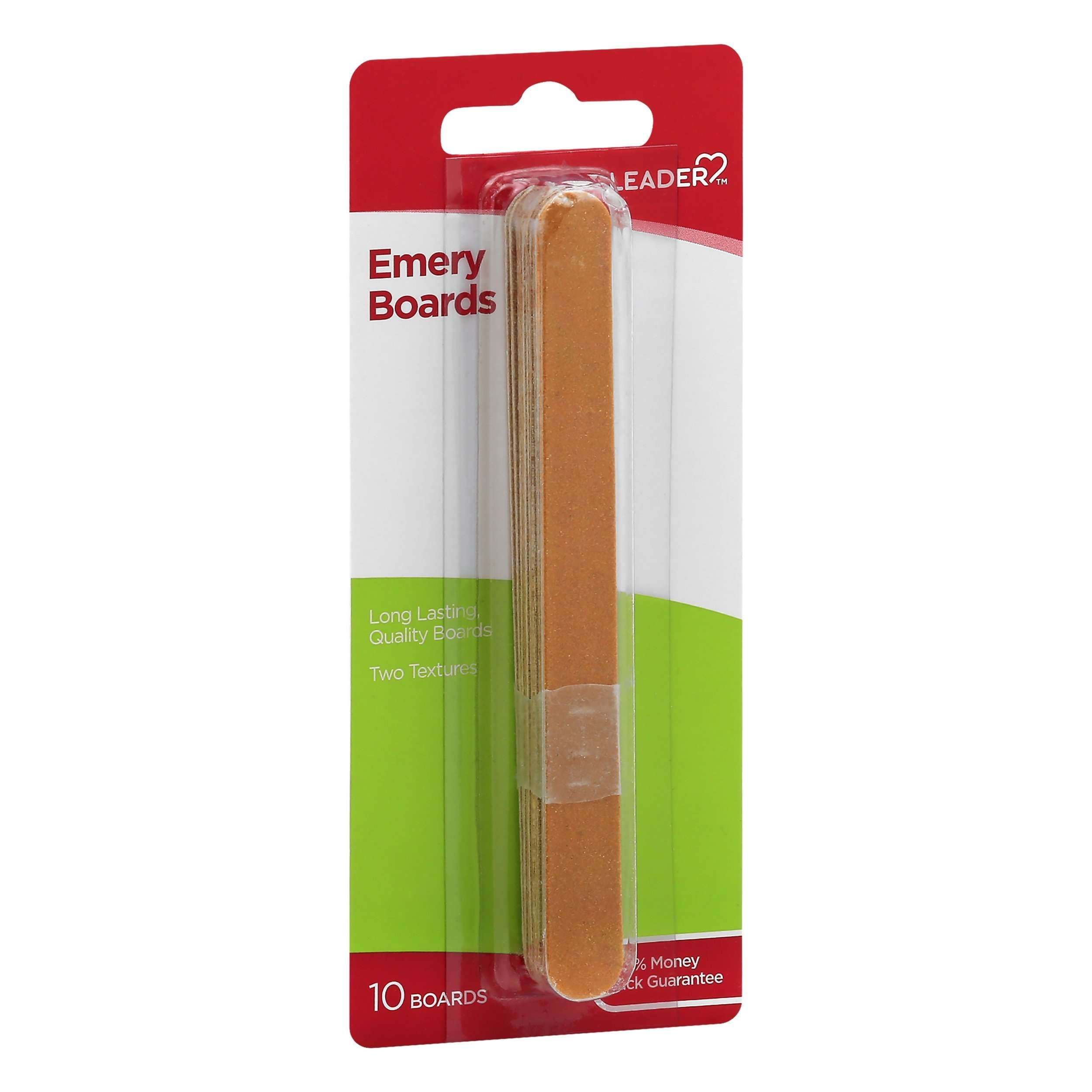 Leader Unisex Orange Emery Nail Filers Boards, Standard, 10ct