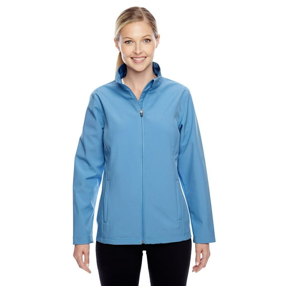 Leader Women's Soft Shell Sport Light Blue Jacket