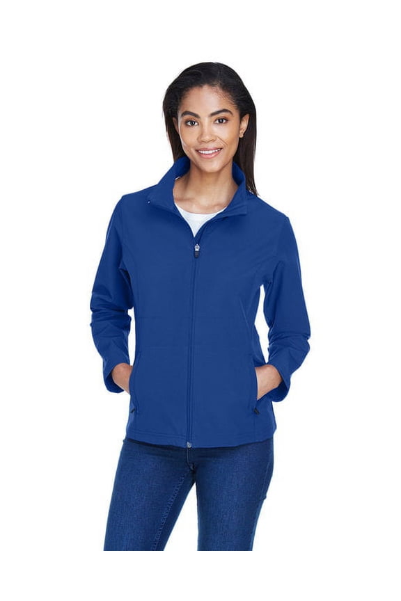 Leader Women's Soft Shell Sport Royal Jacket