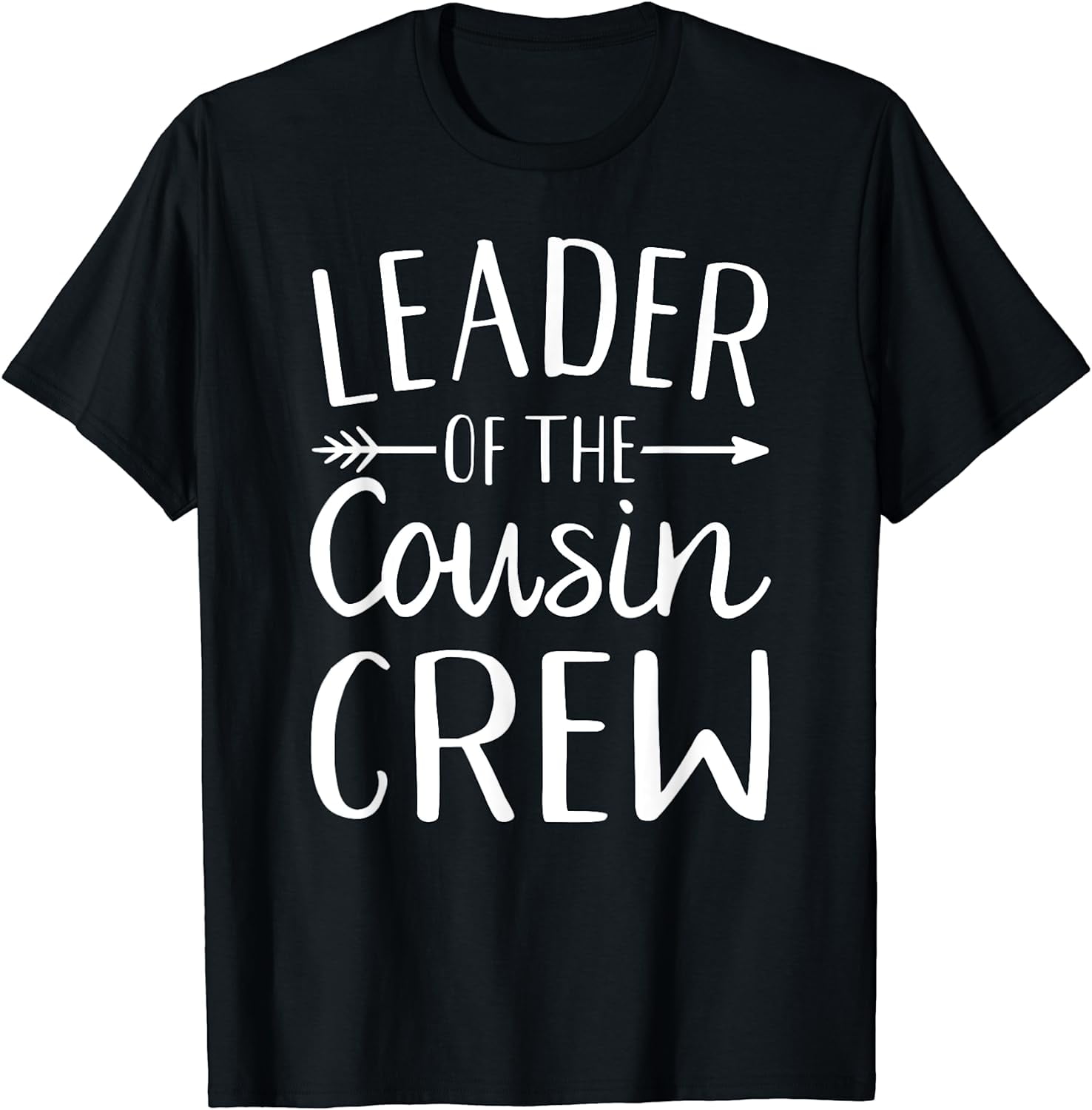 Leader of the Cousin Crew T-Shirt Black 2X-Large