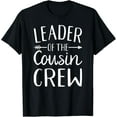 thumbnail image 1 of Leader of the Cousin Crew T-Shirt - Classic Fit, Crew Neck, Short Sleeve, Black, 1 of 4