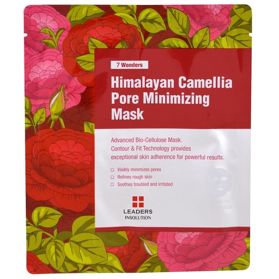 Leaders, 7 Wonders, Himalayan Camellia Pore Minimizing Mask, 1 Mask