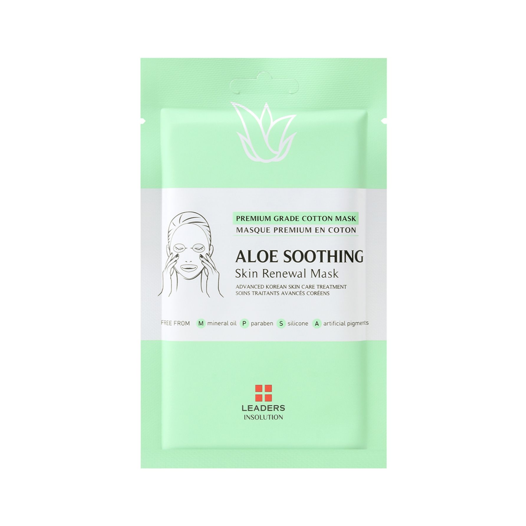 Leaders Aloe Soothing Skin Renewal Mask 5 Sheet Masks