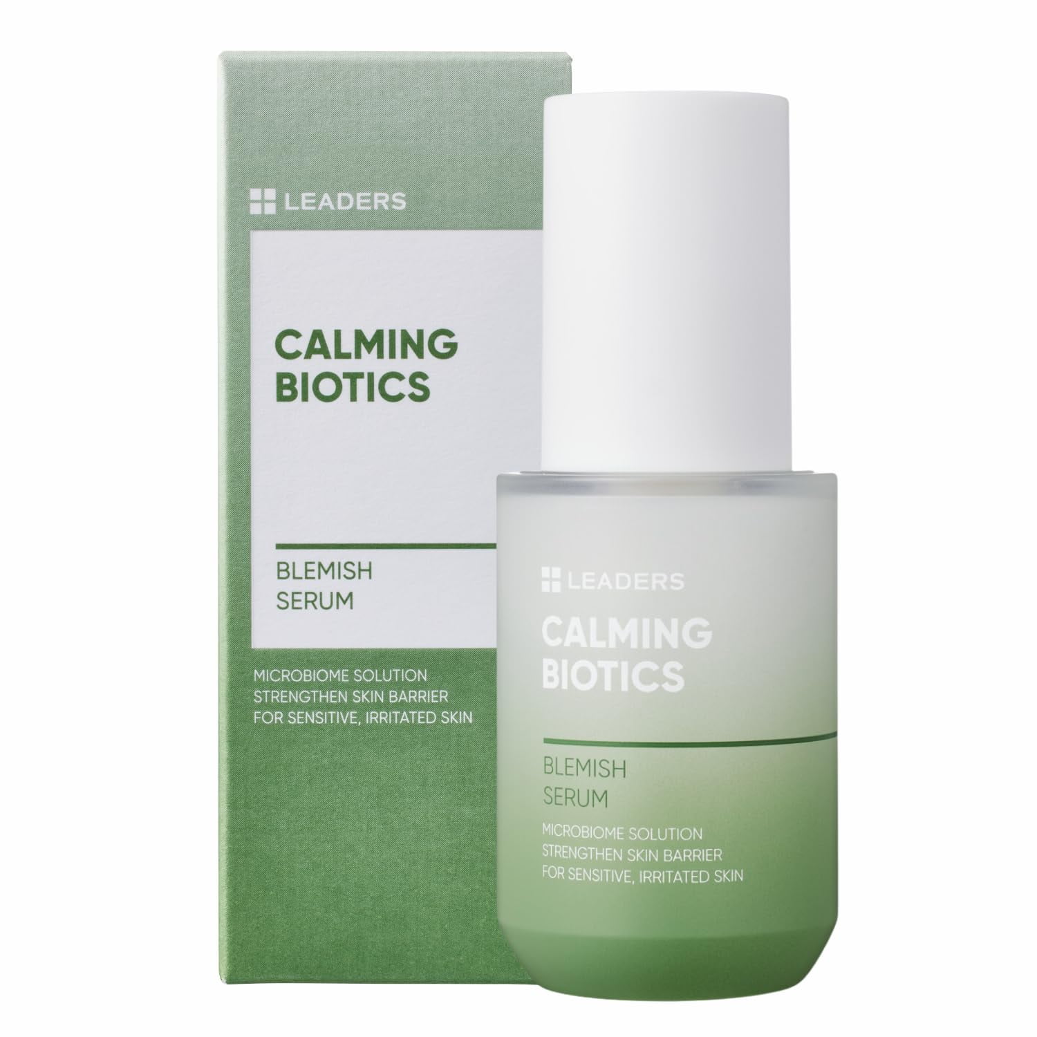 Leaders Calming Biotics Blemish Serum - Facial Serum for Acne-Prone, Sensitive, Irritated Skin - Supports, Calms, & Soothes Skin