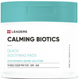 Leaders Calming Biotics Quick Soothing Toner Pads, 80 Pads, 5.74 fl oz (170 ml)