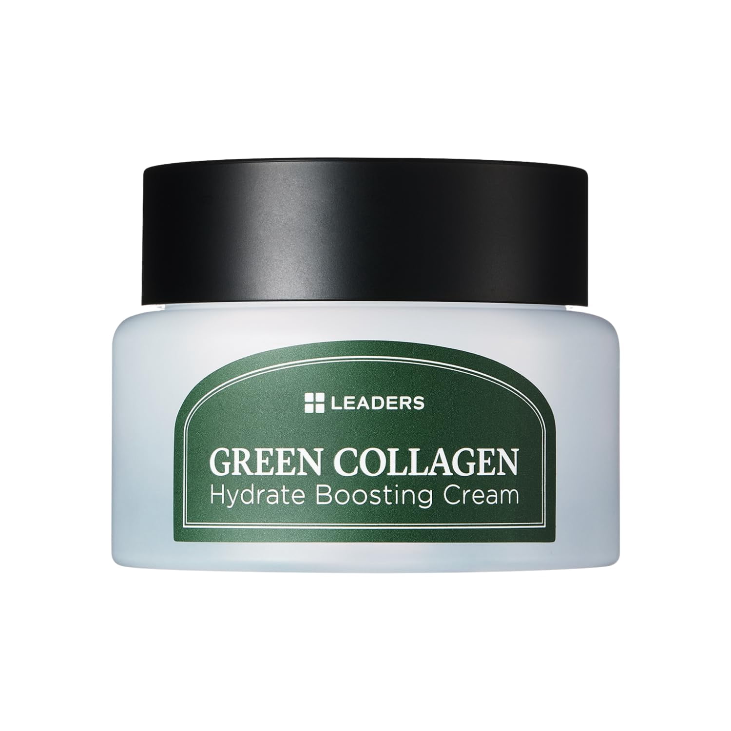 LEADERS Green Collagen Hydrate Boosting Cream – Vegan Moisturizer for Deep Hydration, Skin Elasticity, Firmness, & Anti-Aging – Plant-Powered Collagen Formula, Wrinkle Reduction, Skin Renewal – 50ml
