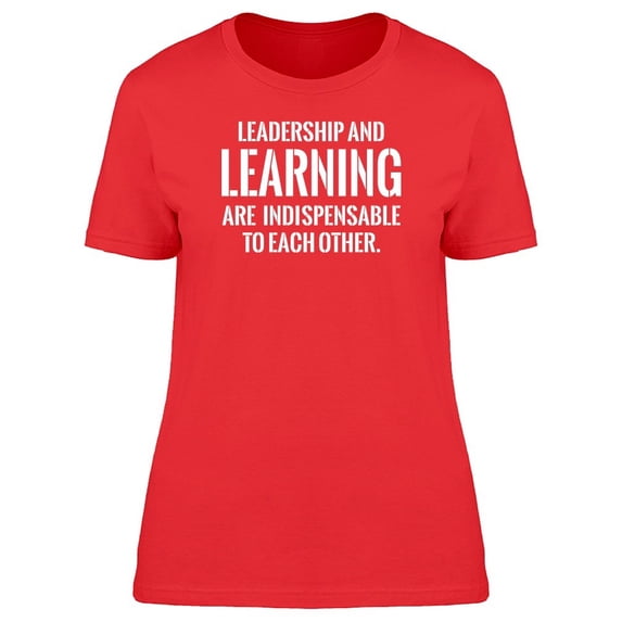 Leadership And Learning Phrase Tee Men's -Image by Shutterstock