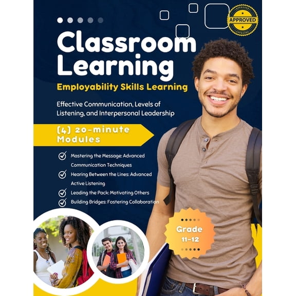 Leadership Training Activity Books for Youth Grades 6-12: Effective Communication, Levels of Listening, and Interpersonal Leadership: Grade 11th - 12th, (4) 20-Minute Lessons (Paperback)