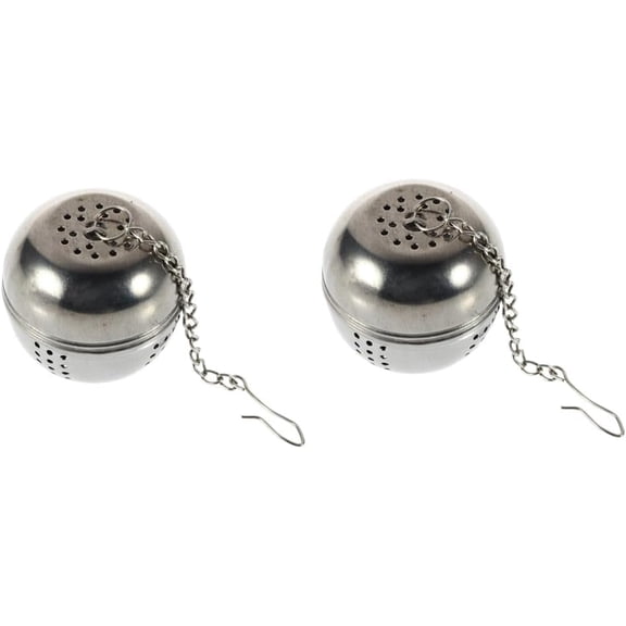 Leadigol Reusable Tea Ball, Stainless Steel Mesh Tea Ball Strainer Filter Infuser for Loose Leaf Tea, Seasoning Filter Spice Strainer Mesh Infuser Filter with Chain