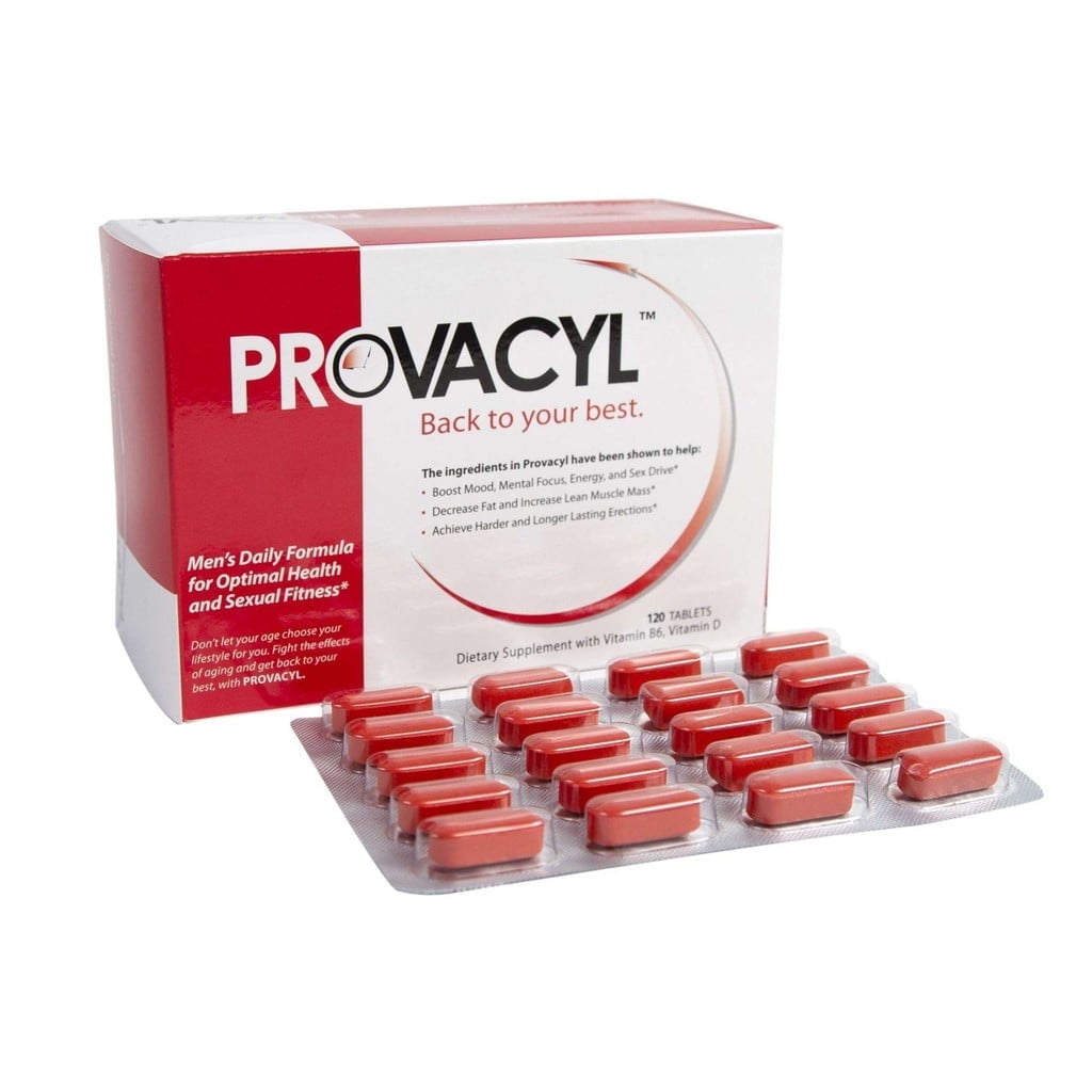 Leading Edge Health Provacyl Men's Daily Formula for Optimal Health & Carnal Fitness, 120 Tablets, 12 Pack