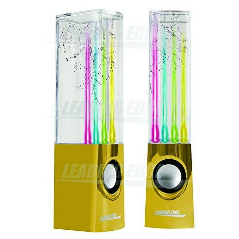 Leading Edge Water Dancing Speakers Gold Color