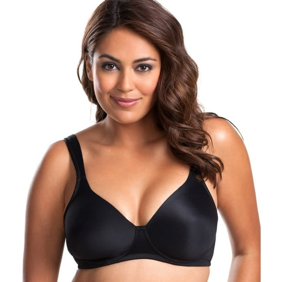 Leading Lady BLACK The Brigitte Wirefree Molded Padded Bra, US 50B, NWOT