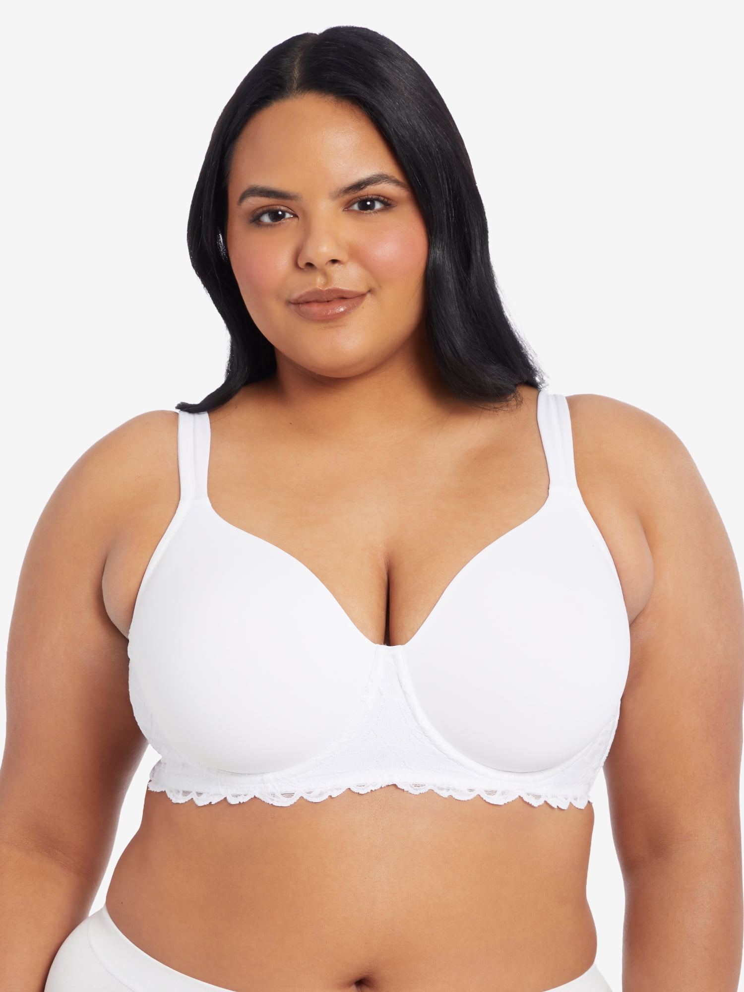 Leading Lady, The Chloe, Lace Band Tshirt Bra, Lightly Padded, Underwire Support, Full Coverage, Smoothing, Lift and Contour (Women's & Women's Plus)