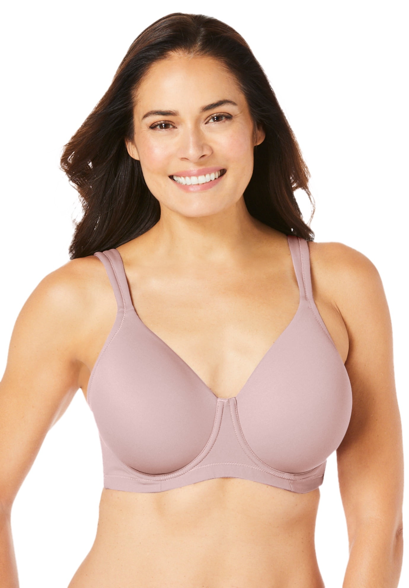 Women's Cotton Full Coverage Wirefree Non-padded Lace Plus Size Bra 46H 